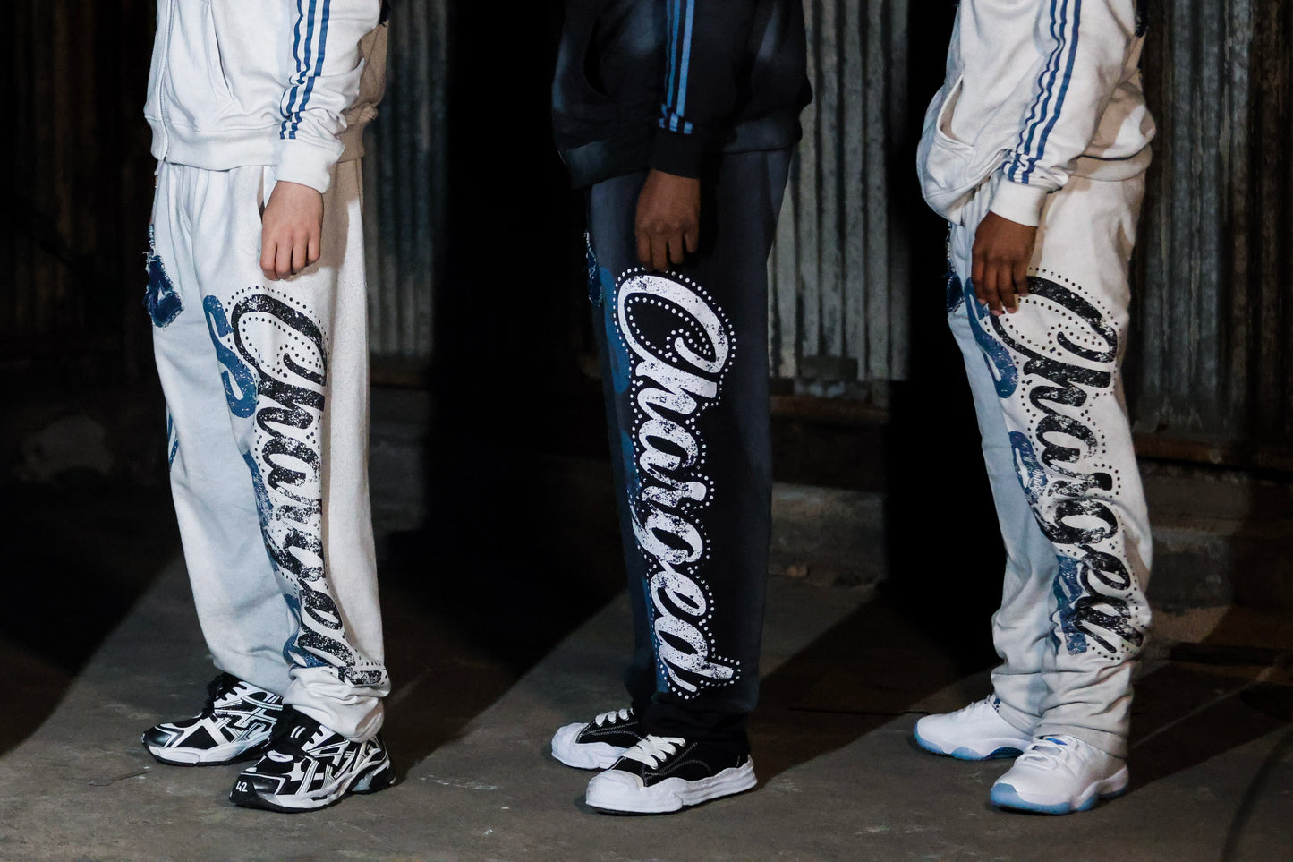 Ashy Black Supercharged "Statement" Sweats